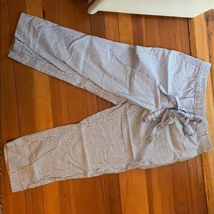 Zara seersucker pants